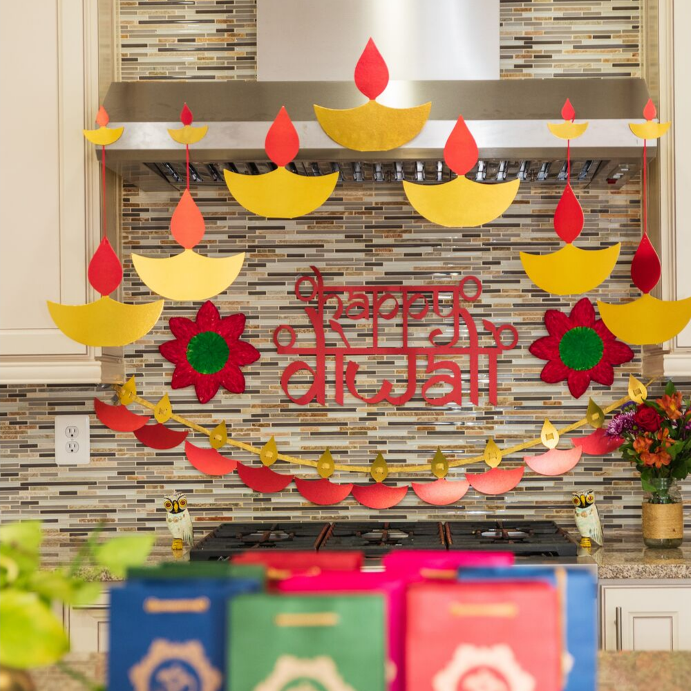 Small Card stock paper cutouts for Diwali and Dussehra Decorations